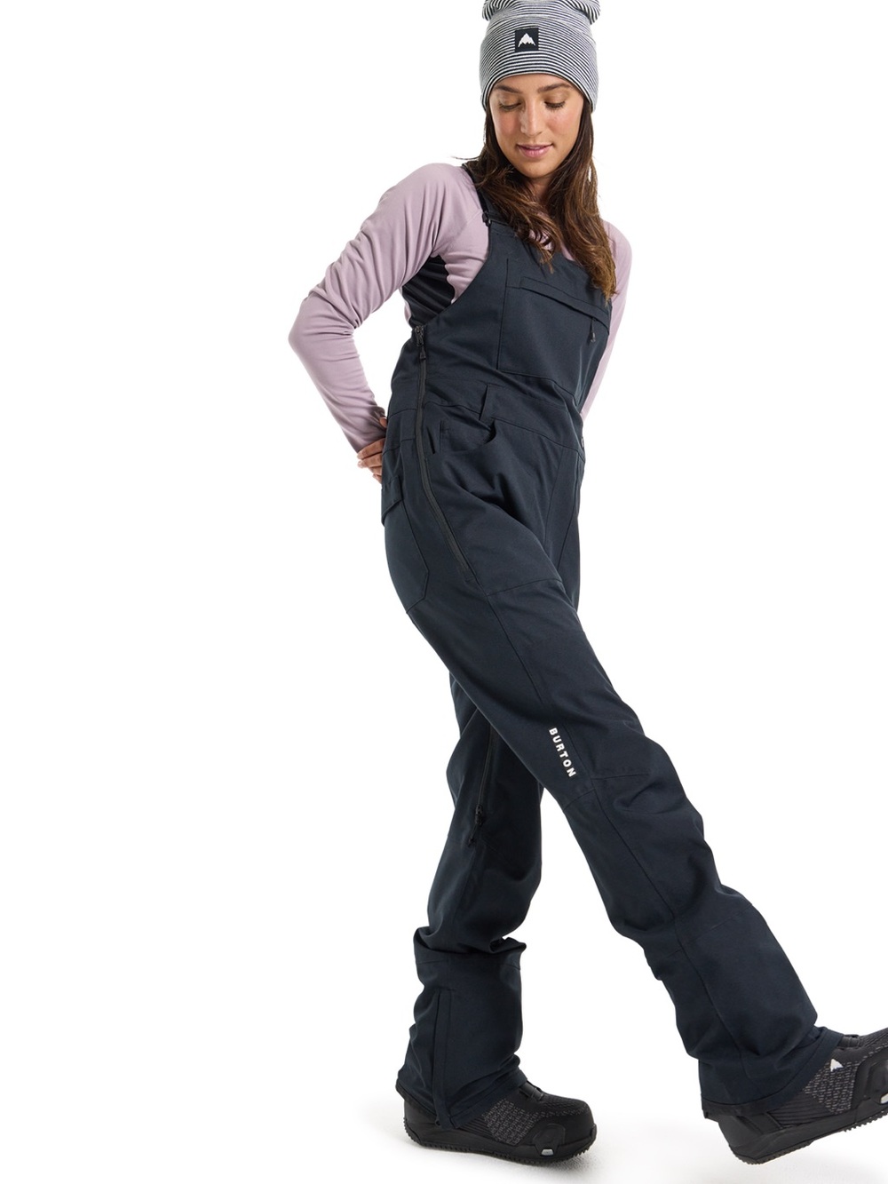 Burton Women’s Maroon Snow Bib Overalls